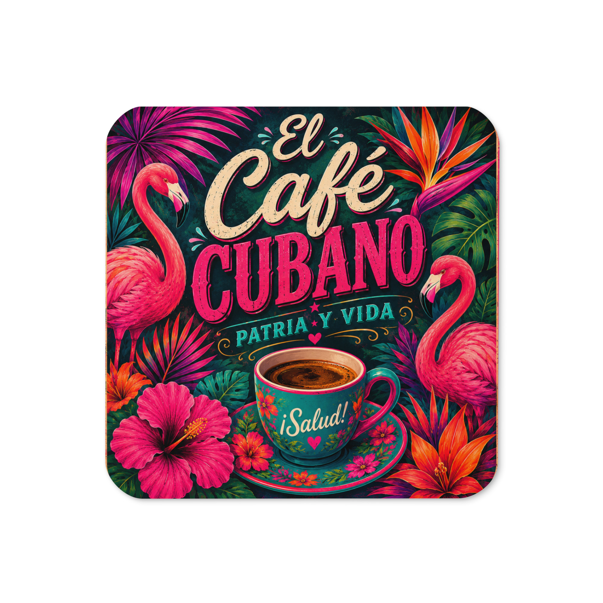 El Café Cubano Coaster