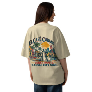 001 Unisex oversized high neck t-shirt